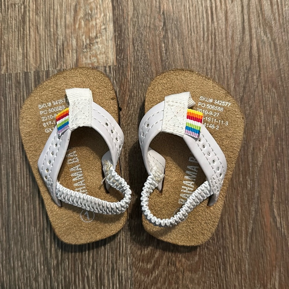 White Baby Walker Sandals